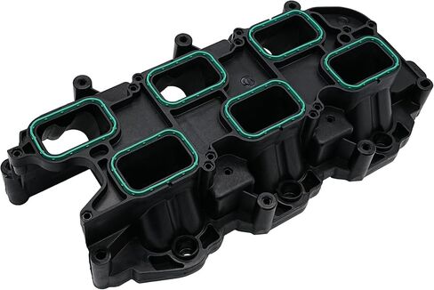Engine Lower Intake Manifold with Gasket Compatible with 2011-2018 Jeep Grand Cherokee Wrangler Dodge Journey Grand Caravan Charger Chrysler Town & Country Ram 1500 V6 3.6L, Replaces# 05184199AF in Saudi Arabia