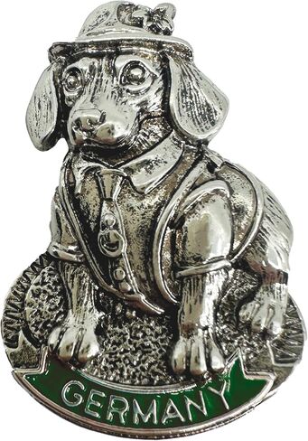 دبابيس القبعة الألمانية المعدنية في أكتوبر مع لافتة ألمانيا - بافاريان بافاريس إيدلويس صفن البالش دبوس - ملحق أزياء Oktoberfest التقليدي | مهرجان أكتوبر هاوس in Kuwait