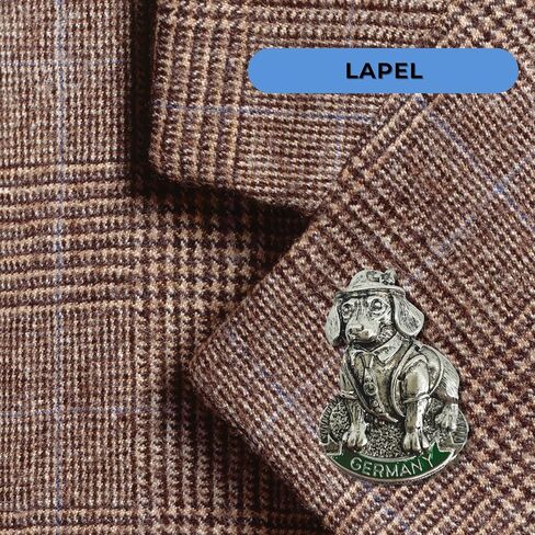 دبابيس القبعة الألمانية المعدنية في أكتوبر مع لافتة ألمانيا - بافاريان بافاريس إيدلويس صفن البالش دبوس - ملحق أزياء Oktoberfest التقليدي | مهرجان أكتوبر هاوس in Kuwait