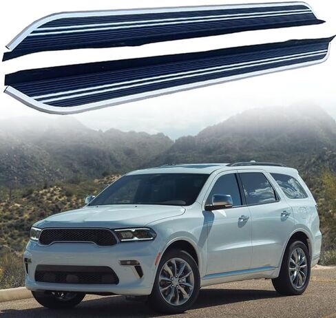 Fixed 2PCS Running Board fits Dodge Durango 2018-2025 Side Step Protect Bar Pedal Nerf Bars Accessories w/Brackets in Saudi Arabia