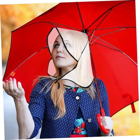 VICASKY 8pcs Rainproof Hairstyle Protection Hat Wide Brim Visor Women Rain Bonnet for Outdoor Activities in Saudi Arabia