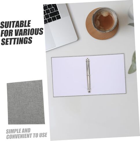 Uonlytech Three Ring Binder Professional Planner Binder Resume Folder Report Folders for Recipes Photos Documents Elegant Design in Saudi Arabia