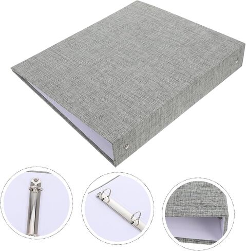 Uonlytech Three Ring Binder Professional Planner Binder Resume Folder Report Folders for Recipes Photos Documents Elegant Design in Saudi Arabia