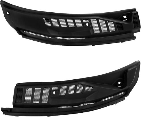 Oklpf Wiper Cowl Panel Panel متوافق مع 2017 2018 2018 2020 2021 2022 Ford F250 F350 F450 F550 Super Duty ، Left and Rithershield Wiper Cowl Plane in Saudi Arabia