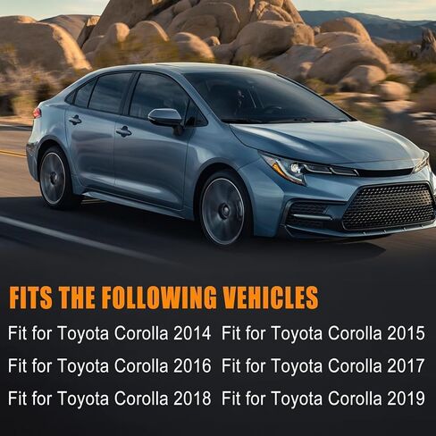2 PCS Front Windshield Wiper Side Cowl Cover Trim Left and Right Side Replacement Compatible with Corolla 2014-2019 Replaces 55084-02250 5508302010 5508402250 5508302010 in Saudi Arabia