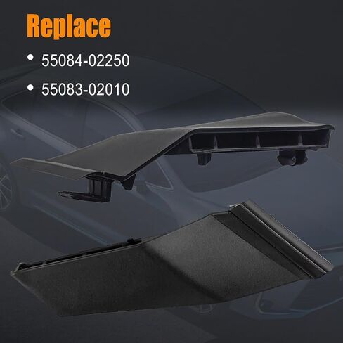 2 PCS Front Windshield Wiper Side Cowl Cover Trim Left and Right Side Replacement Compatible with Corolla 2014-2019 Replaces 55084-02250 5508302010 5508402250 5508302010 in Saudi Arabia