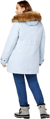 Woman Within Plus Size Arctic Parka Jacket & Hood 34" Long Down Blend Winter Coat in Saudi Arabia