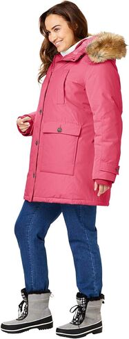 Woman Within Plus Size Arctic Parka Jacket & Hood 34" Long Down Blend Winter Coat in Saudi Arabia