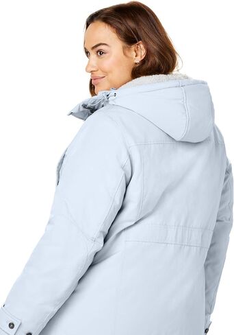 Woman Within Plus Size Arctic Parka Jacket & Hood 34" Long Down Blend Winter Coat in Saudi Arabia