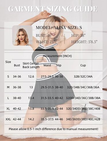 Avidlove Lingerie للنساء مثير تنورة صغيرة Mini Cheerleader زي جوفاء المحصول أعلى y2k التنانير المطوية in Saudi Arabia