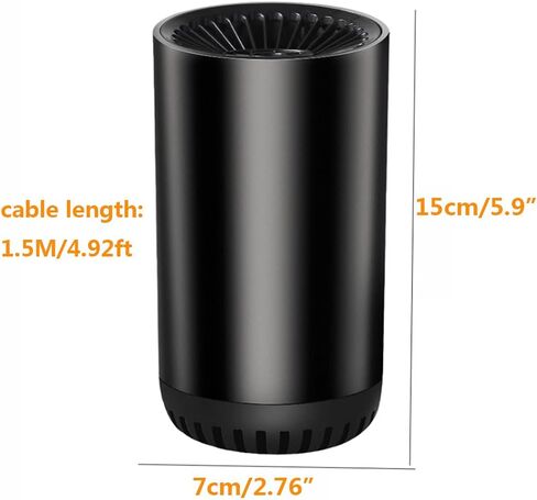 محمولة الزجاج الأمامي Deferoster Defogger 12V Car Car Heater 150W سخان ومروحة أكثر برودة مع ترموستات مضغوطة ومدفأة خفيفة على شكل كوب الزجاج الأمامي defroster demister in Saudi Arabia