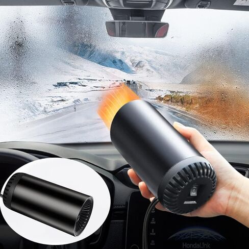 محمولة الزجاج الأمامي Deferoster Defogger 12V Car Car Heater 150W سخان ومروحة أكثر برودة مع ترموستات مضغوطة ومدفأة خفيفة على شكل كوب الزجاج الأمامي defroster demister in Saudi Arabia