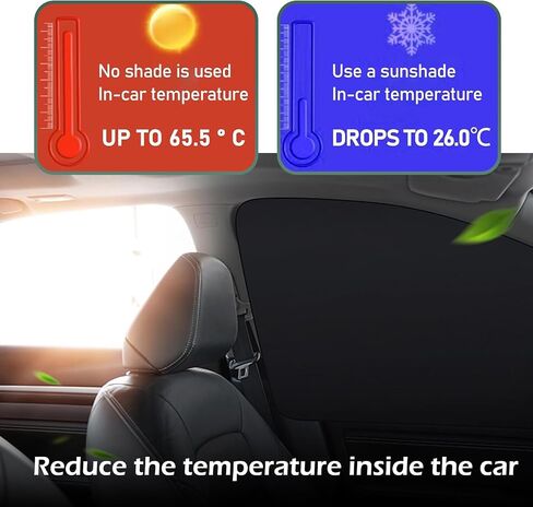 4 PCS Car Window Sun Shades, Light Block Privacy Curtains, Side Window Sun Thermal Protection Cover, Universal Car Interior Accessories for Truck SUV (Black) in Saudi Arabia
