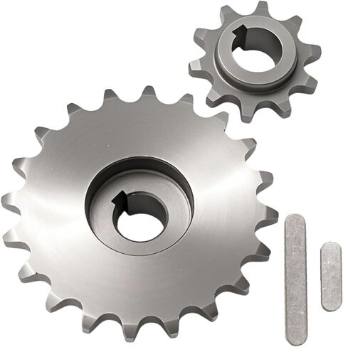 420 Chain Sprocket, 10 Tooth and 20 Tooth 5/8" Bore Jackshaft Sprocket, Replacement for Coleman CT200U CT200U-EX BT200X Replacement for Baja MB165 MB200 in Saudi Arabia