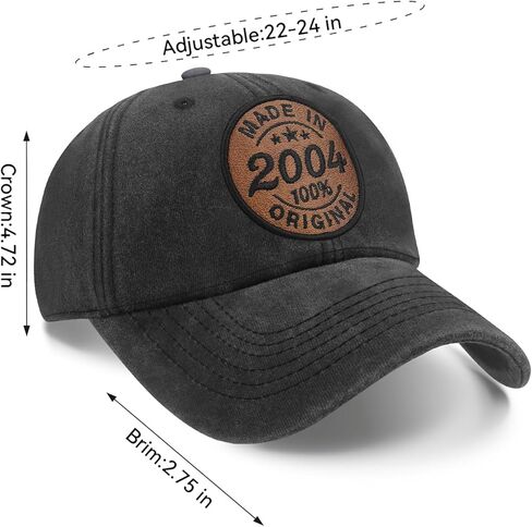 21st Birthday Gifts for Her, 21st Birthday Decorations for Friends, Daughter, Sister, Adjustable Size Baseball Cap in Kuwait