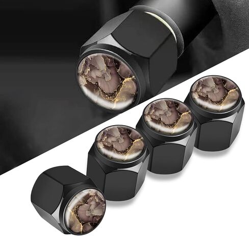 4 Pcs Metal Tire Valve Stem Caps, Aluminum Universal Air Valve Covers for Cars, Trucks, SUVs, Bikes, Motorcycles, Stylish Design,Mahjong in Saudi Arabia
