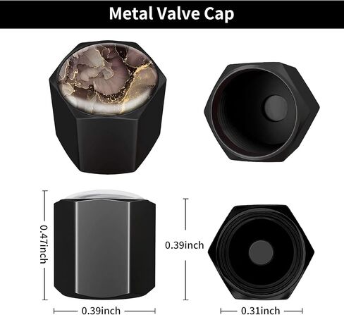 4 Pcs Metal Tire Valve Stem Caps, Aluminum Universal Air Valve Covers for Cars, Trucks, SUVs, Bikes, Motorcycles, Stylish Design,Mahjong in Saudi Arabia