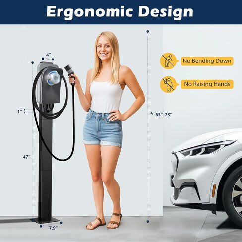 Wallbox Stand for Mobile Wallbox Tesla Charging Station for Outdoor Use, The Charging Station for Moblie Wallbox Tesla Charging Station, The Wallbox Carrier in Kuwait