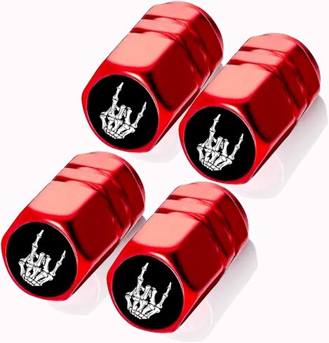 4PACK BIGFOOT TIRE VALVE CAP CAP BIGFOOT CAROICORIES CAROICORES Aluminy Aluminium Covery Universal Covers Covered Tire Air Cap للسيارات والشاحنة وسيارات الدفع الرباعي والدراجات والدراجات النارية و RV ، هدايا القدم الكبيرة للرجال الأب والنساء in Kuwait