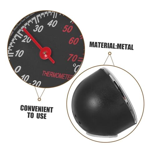 2pcs مقياس درجة حرارة السيارة مقياس حرارة مركبة دقيقة للمستشعر الدقيق للمراقبة الداخلية خفيفة الوزن وعرض للقيادة المريحة in Kuwait