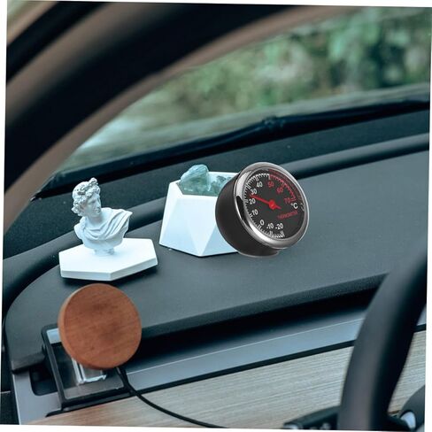 2pcs مقياس درجة حرارة السيارة مقياس حرارة مركبة دقيقة للمستشعر الدقيق للمراقبة الداخلية خفيفة الوزن وعرض للقيادة المريحة in Kuwait