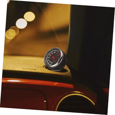 2pcs مقياس درجة حرارة السيارة مقياس حرارة مركبة دقيقة للمستشعر الدقيق للمراقبة الداخلية خفيفة الوزن وعرض للقيادة المريحة in Kuwait