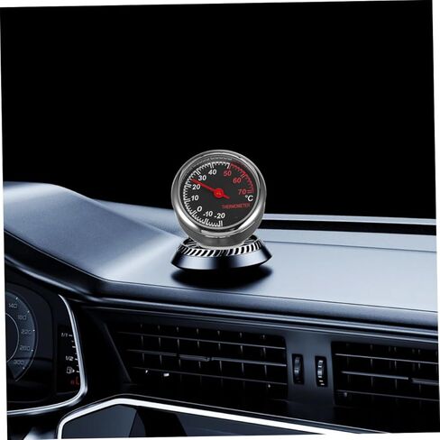 2pcs مقياس درجة حرارة السيارة مقياس حرارة مركبة دقيقة للمستشعر الدقيق للمراقبة الداخلية خفيفة الوزن وعرض للقيادة المريحة in Kuwait