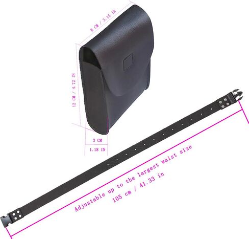 Halloween Costume Belt Adjustable Cosplay Accessory Black in Saudi Arabia