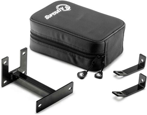 SuperATV Armrest Gun Storage for Polaris RZR 900/1000 / Turbo | Locking Compartment | 2 Keys Included | Water-Resistant Vinyl Exterior in Saudi Arabia