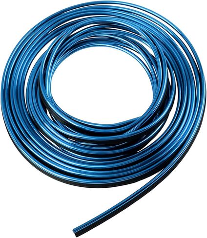 5m Blue Chrome Decorative Line Car Interior Gap Door Edge Trim Strip in Saudi Arabia