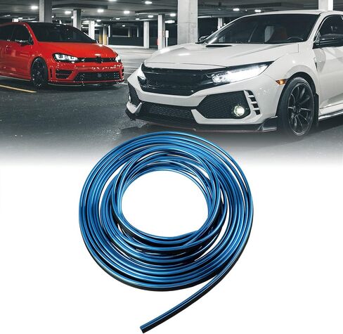 5m Blue Chrome Decorative Line Car Interior Gap Door Edge Trim Strip in Saudi Arabia