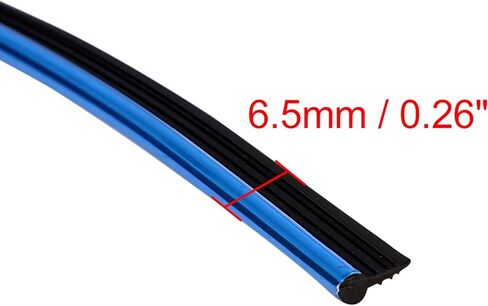 5m Blue Chrome Decorative Line Car Interior Gap Door Edge Trim Strip in Saudi Arabia