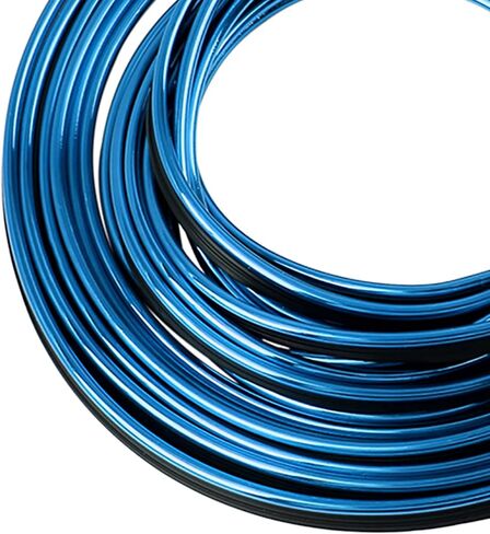 5m Blue Chrome Decorative Line Car Interior Gap Door Edge Trim Strip in Saudi Arabia