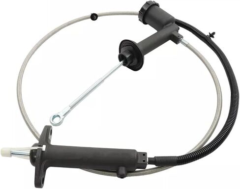Pre-Filled Hydraulic Clutch Master & Slave Cylinder & Line Kit Assembly Compatible with Dodge Ram 2500 3500; Ram 2500 3500 2003-2012 Replace CC649073 68066098AA in Saudi Arabia