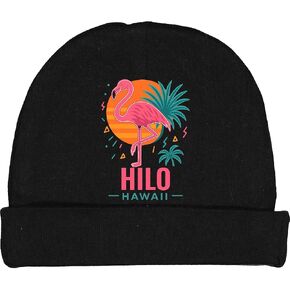 Inktastic Hilo Hawaii Flamingo Troset Sunset Baby Beanie Hat in Kuwait