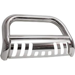 MOTORHOT Stainless Steel Front Bumper Bull Bar Grille Guard Compatible With 2005-2019 Nissan Frontier 2005-2008 2018 2019 Pathfinder 2005-2015 2018 2019 Xterr Silver in Kuwait