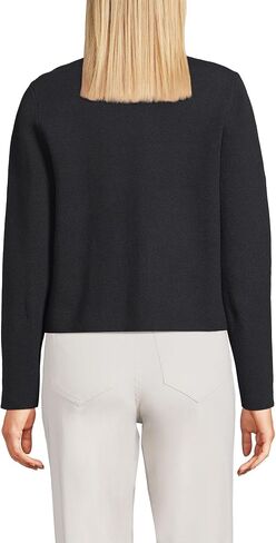 Lands 'End Women's Guuge Cotton Milano Blazer Sweater in Saudi Arabia
