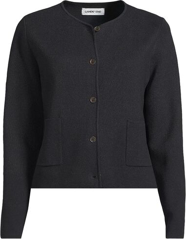 Lands 'End Women's Guuge Cotton Milano Blazer Sweater in Saudi Arabia