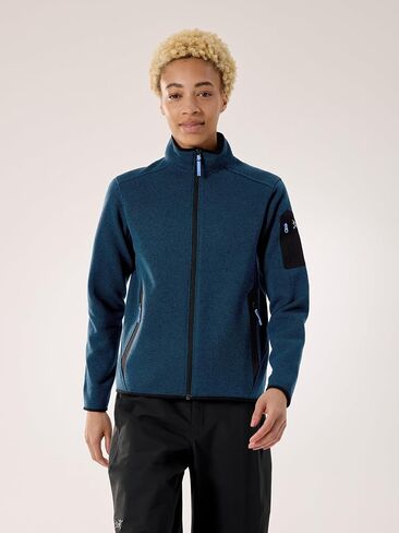 arc'teryx coldt cardigan النسائية | كارديجان الصوف الفني الأيقوني لدينا in Saudi Arabia
