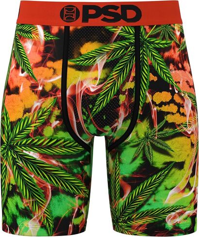 PSD Men's Cool Bud Tree Boxer Briefs, Multi, M in Saudi Arabia