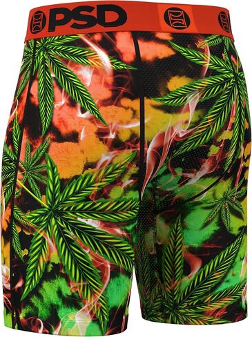 PSD Men's Cool Bud Tree Boxer Briefs, Multi, M in Saudi Arabia