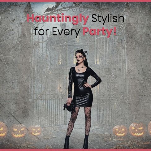 Nicky Bigs Novelties Spider Headband for Women Poseable Black Spider Hair Accessories Witch Halloween Costume Spider Headpiece Festival Cosplay Spider Accessories in Saudi Arabia