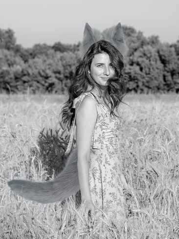 Cat Fox Wolf Ears Headband，Furry Ears, Wolf Ears Cosplay Costume, Halloween Christmas Animal Cosplay in Kuwait