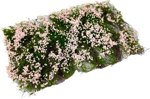 Flower Cluster Grass Tuft Artificial DIY Flower Vegetation Group Lowland Shrubs Tuft for Dioramas Terrain Layout Sand 6.69x3.94x0.71 inch- in Saudi Arabia