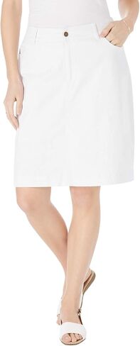 Woman Within Plus Size Adjustable Waist Chino Skort in Saudi Arabia