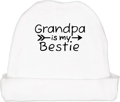 inktastic Grandpa is My Bestie Baby Beanie Hat in Saudi Arabia