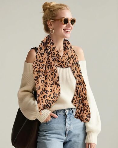7 PCS Accesah Print Accessories و Loopard Earrings و Accf ، حزام قابل للتعديل ، عصابة رأس الحيوانات ، هدايا مجوهرات Boho Leopard For Women in Saudi Arabia