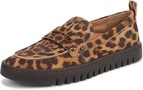 Vionic Womens Uptown Loafer Tan Leopard Suede in Saudi Arabia