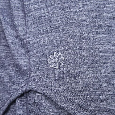 Nike Yoga Men's Dri-FIT Crew Top (Thunder Blue/Heather/, FB7775-437) Size Large in Saudi Arabia