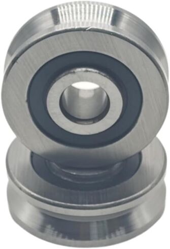 2PCS V10371214ZZ 10X37X14 mm V Groove Ball Bearing Guide Track Rlooer Bearing in Saudi Arabia